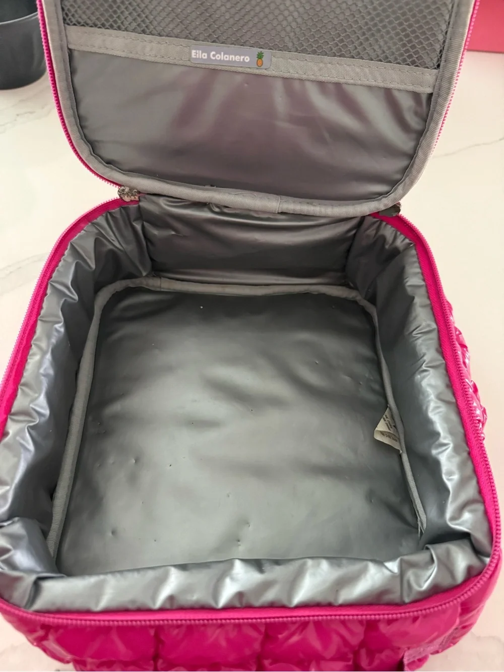 Iscream Girls' Shiny Puffer Lunchbox